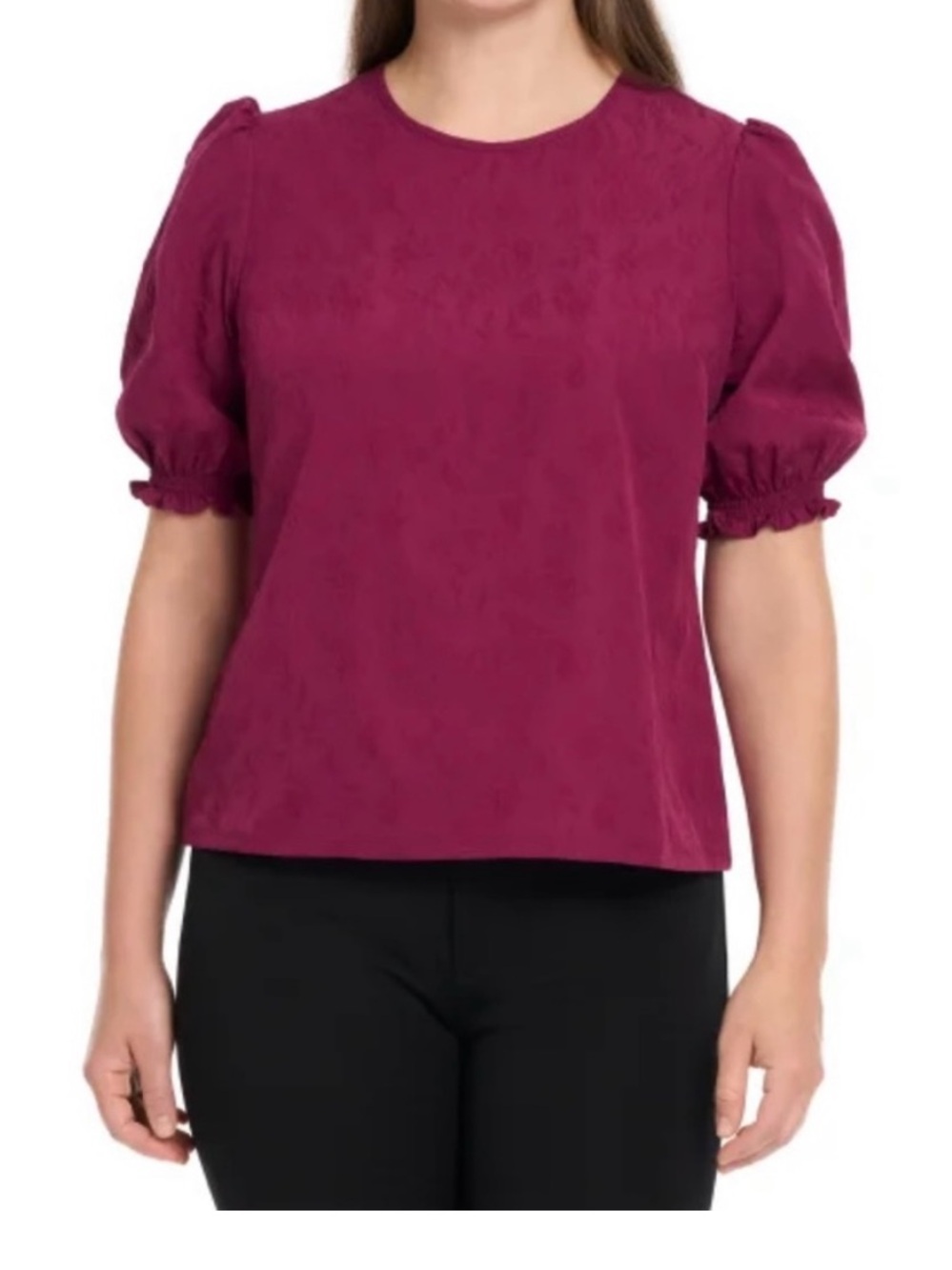 NWOT - Ted Baker Women’s Textured Puff Sleeve Blouse Size XS
